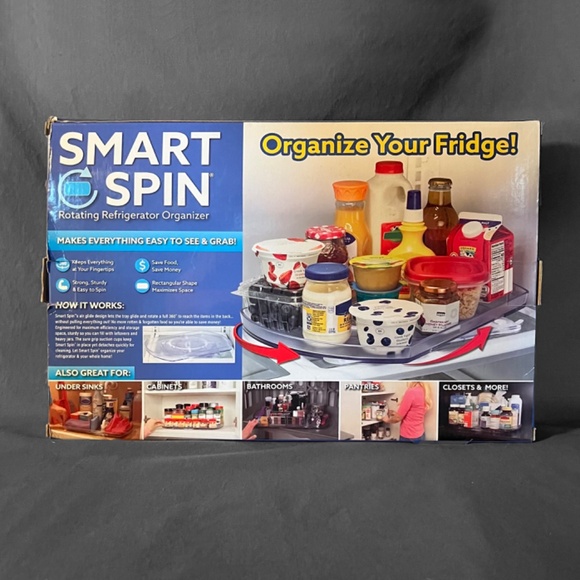 Smart Spin Rotating Refrigerator Organizer - Picture 2 of 5